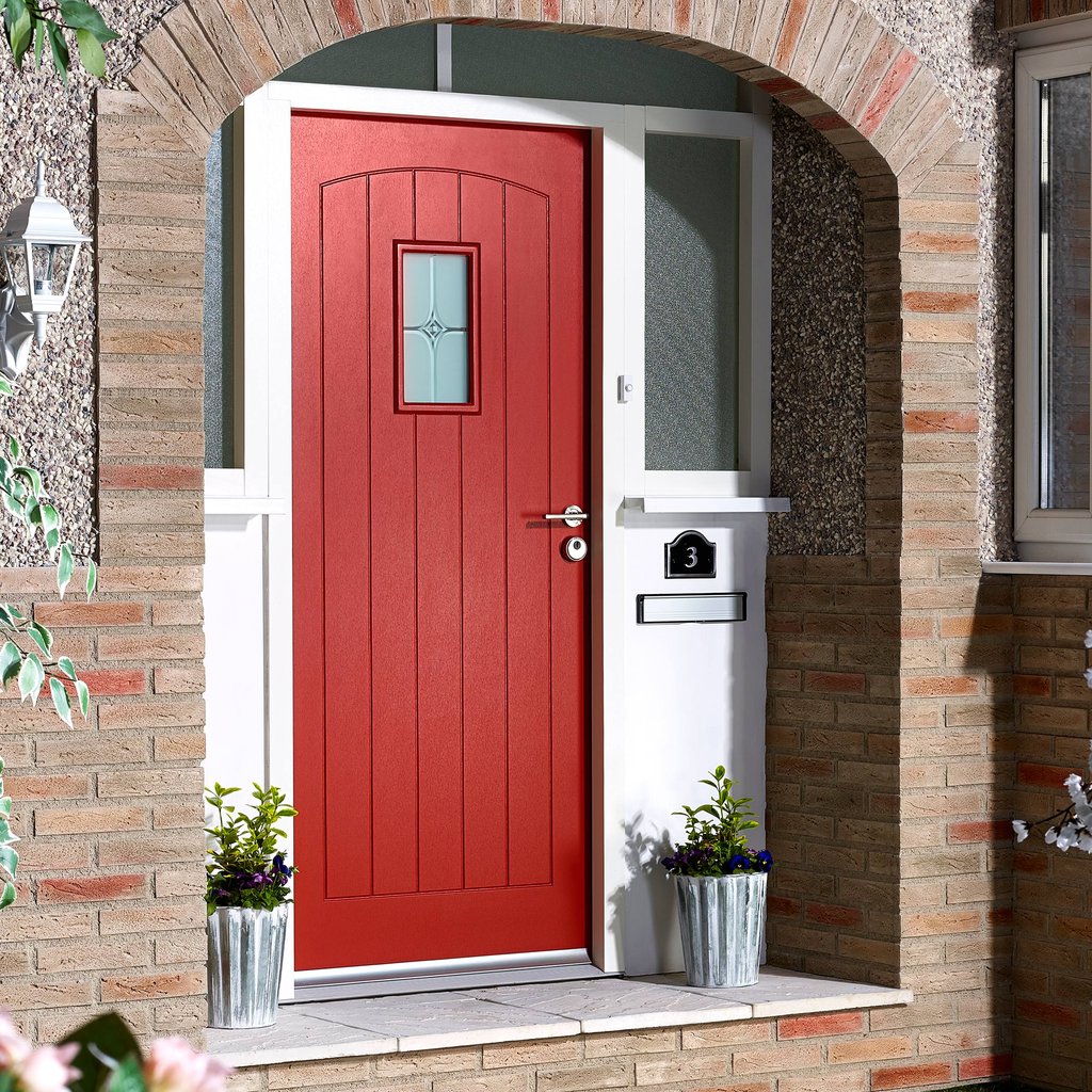 Creating a Charming Entryway with Red Front Doors