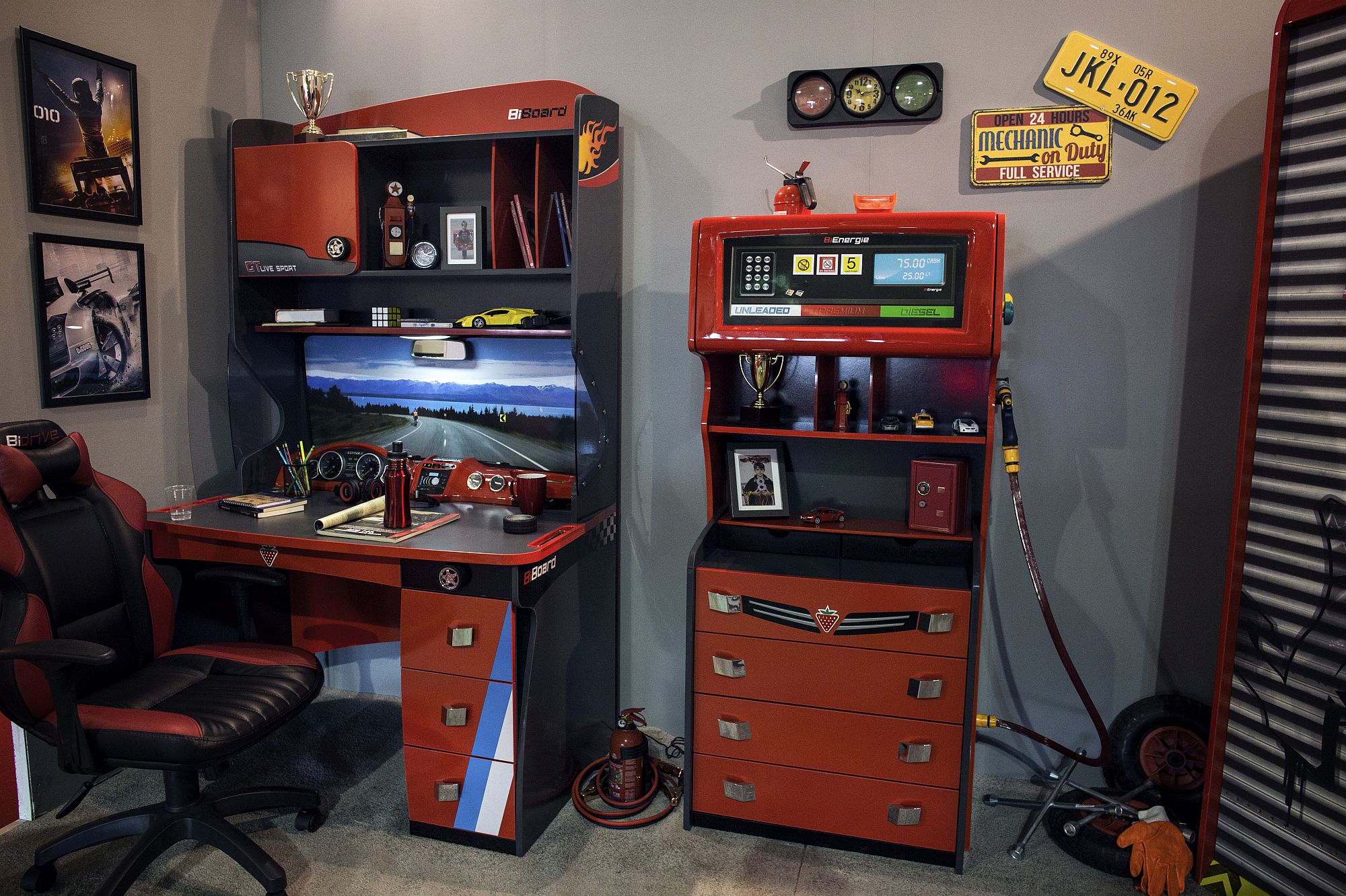 Retro style homework zone borrows from the form of arcade games