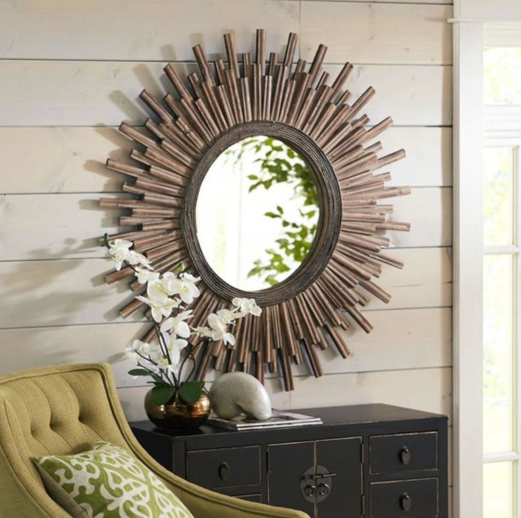 Sunburst-mirror-with-a-significant-rustic-look