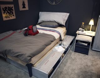 12 Space-Savvy Ideas for the Small Modern bedroom