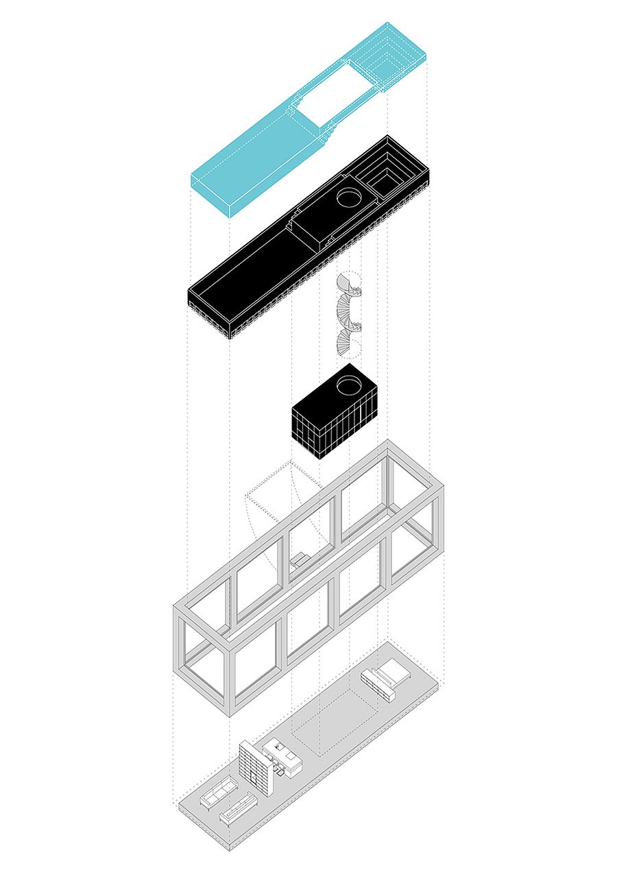 Axonometric-scheme-of-the-Infinity-House