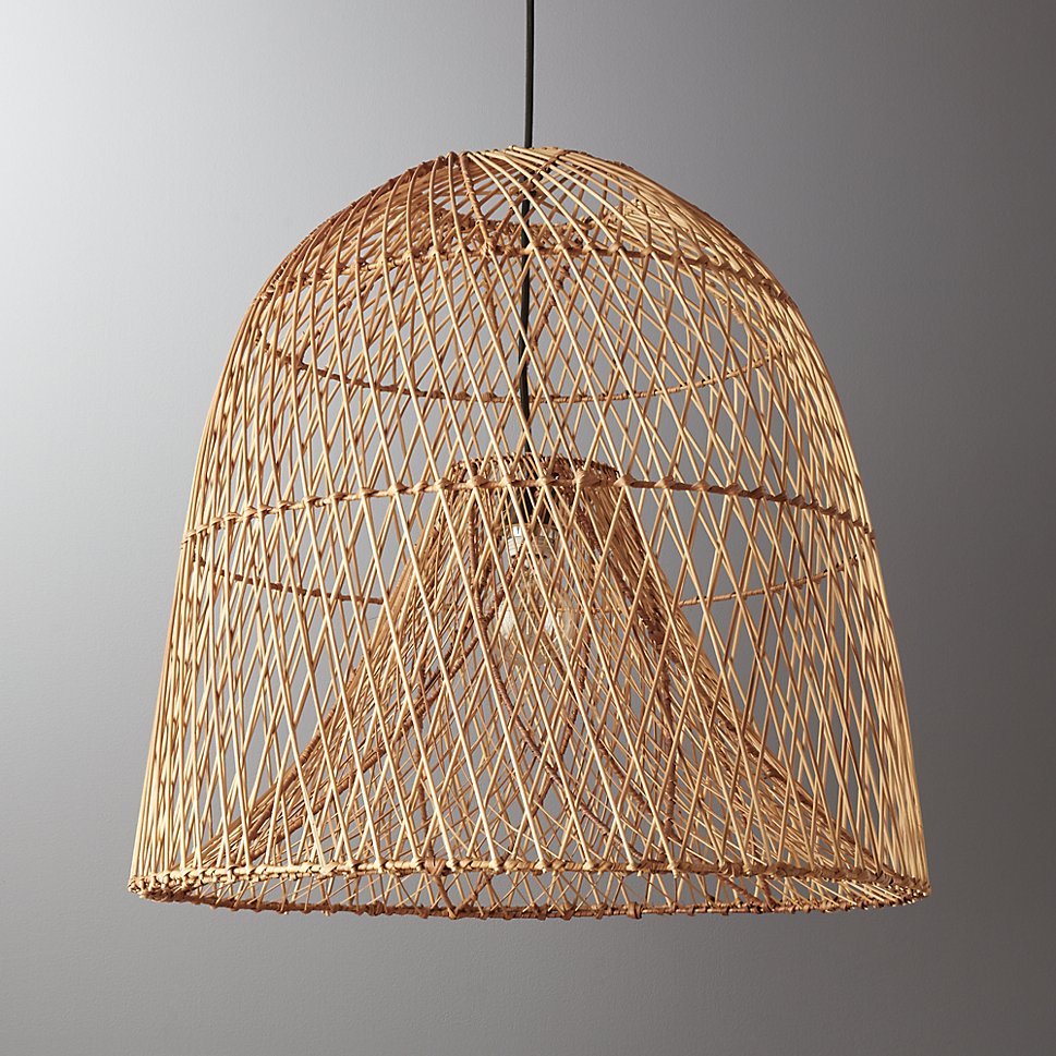 Basket pendant light from CB2