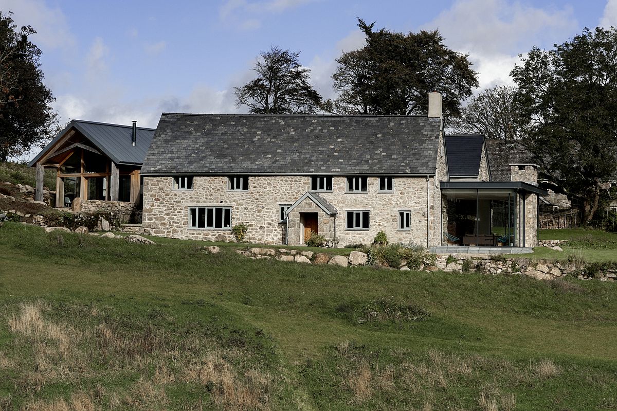 Beautiful makeover of the Dartmoor farmstead into a stylish contemporary home