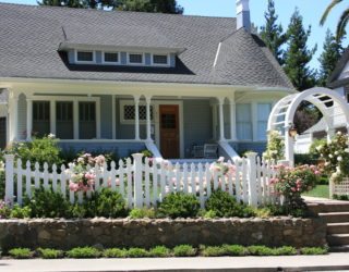 Living the American Dream with a White Picket Fence!