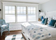 Breezy-beach-style-bedroom-with-a-light-gray-backdrop-and-stylish-blue-accents-217x155