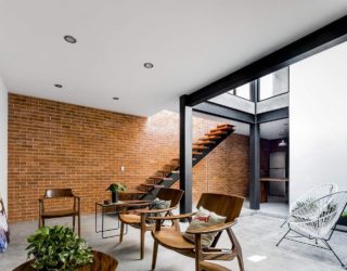 Exposed Brick Walls Steal the Show in this Modern Industrial Home!