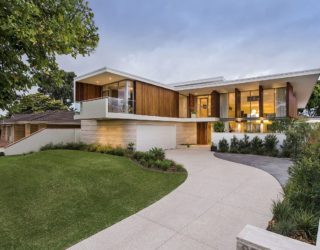 Stained Timber and Stonework Shape Mid-Century Modern Aussie Home