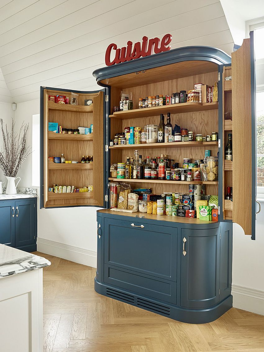 Unique Small Kitchen Pantry Design Ideas for Large Space