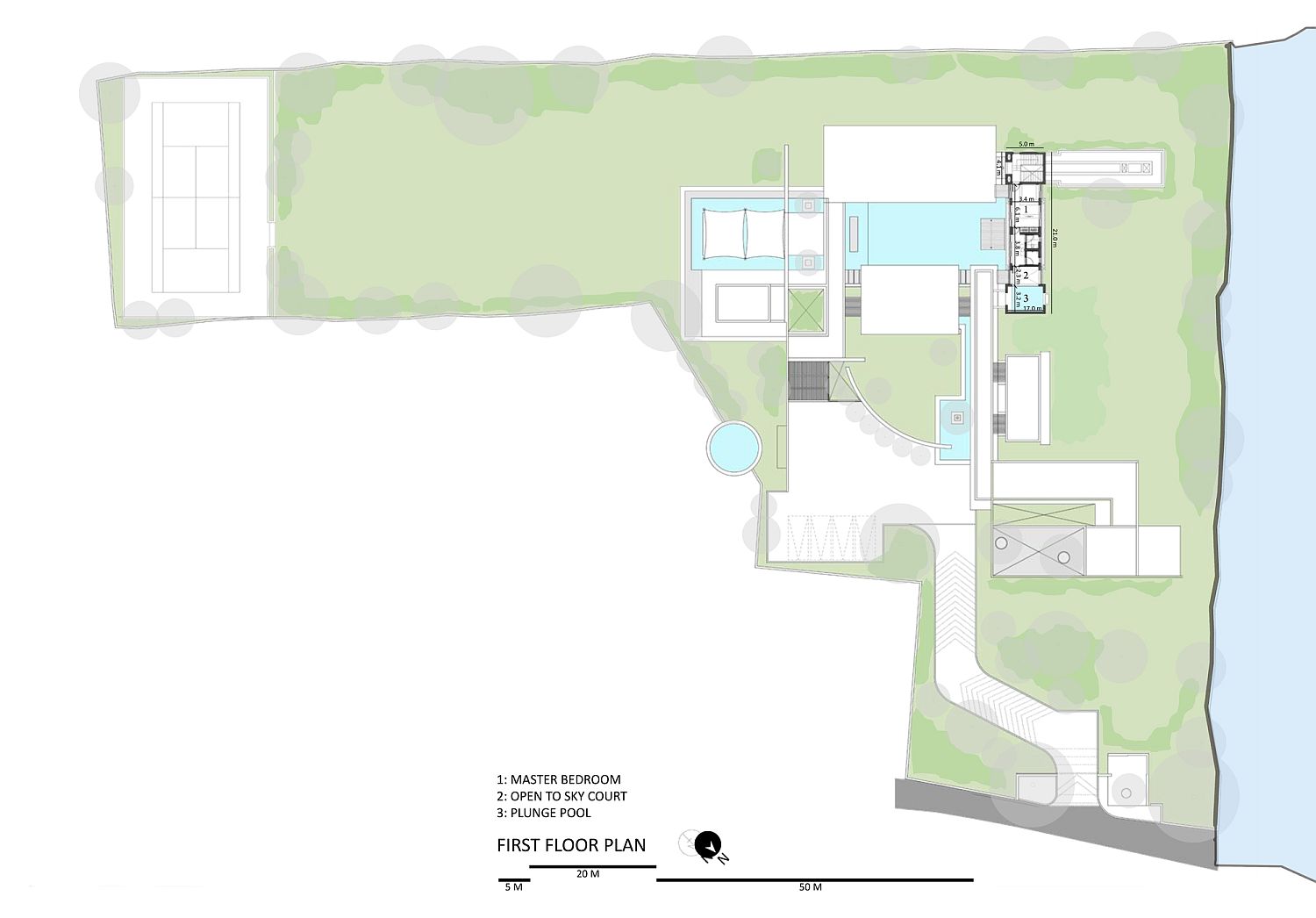 First floor plan of Cest La Vie