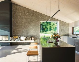 Wood, Cement and Glass Shape Modern Eco-Friendly B&B in Veneto