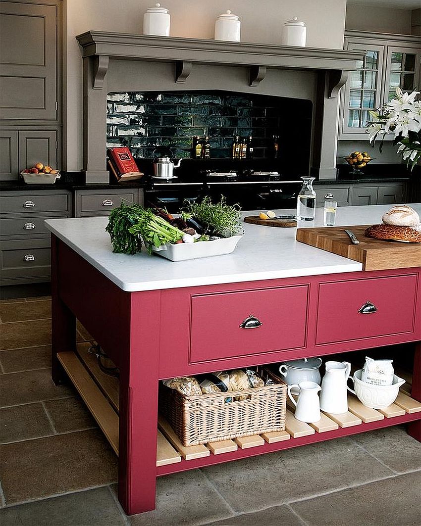 14 Colorful Kitchen Island Ideas