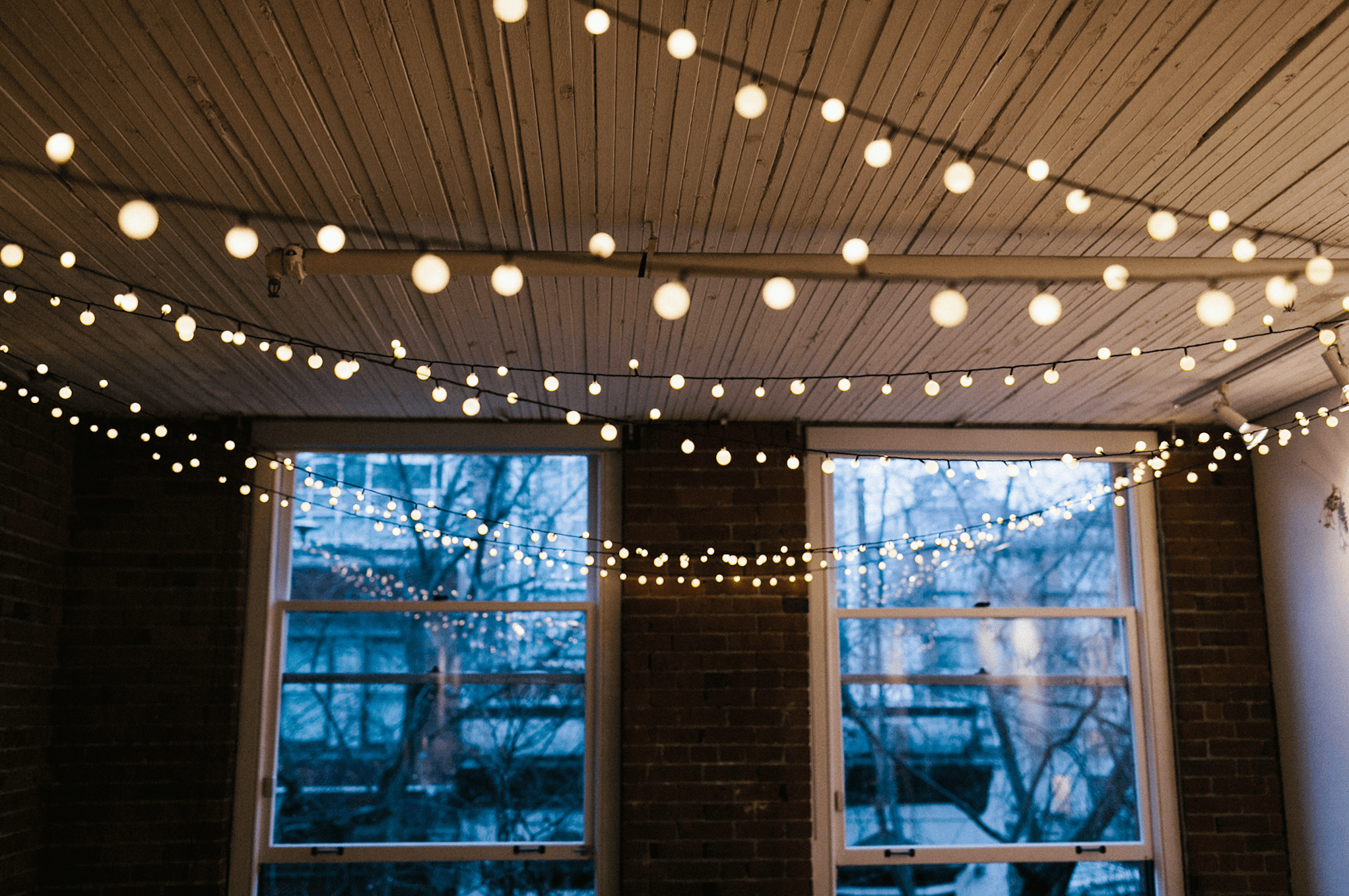 indoor kitchen string light