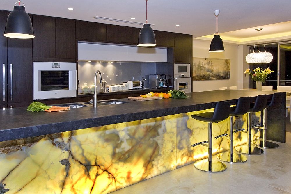 Try out the splendor of Onyx to shape a unique kitchen island