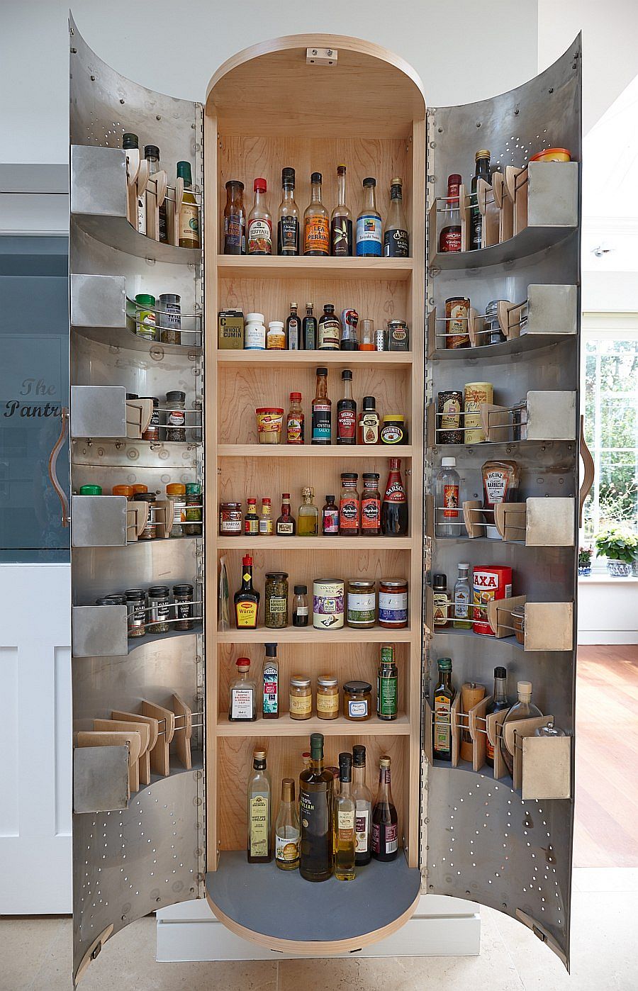 Traditional kitchen cabinet with pantry built into it, Kitchen Storage  Ideas: Maximizing Space with 25 Smart Small Pantries, Decoist