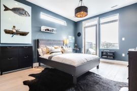 Bright and Trendy: 43 Fabulous Gray and Blue Bedroom Ideas