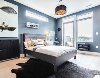 Bright and Trendy: 43 Fabulous Gray and Blue Bedroom Ideas