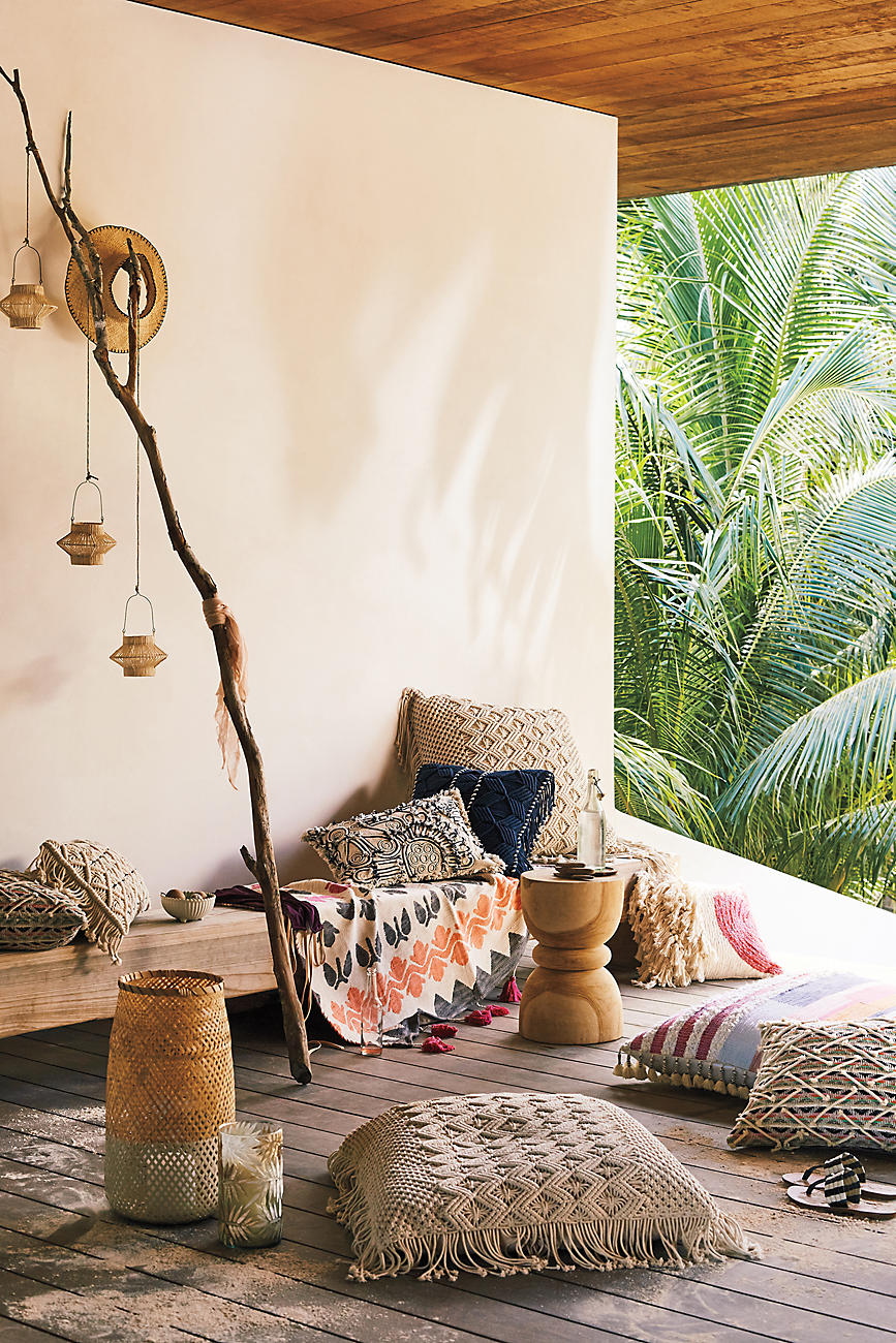 Woven decor from Anthropologie