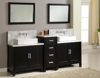 51 Stunning Black Vanity Ideas for a Stylishly Unique Black Bathroom