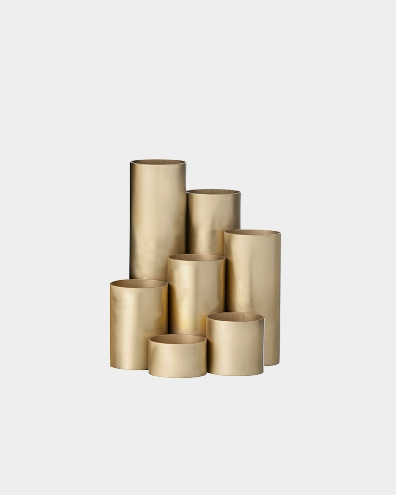 Brass pencil cups
