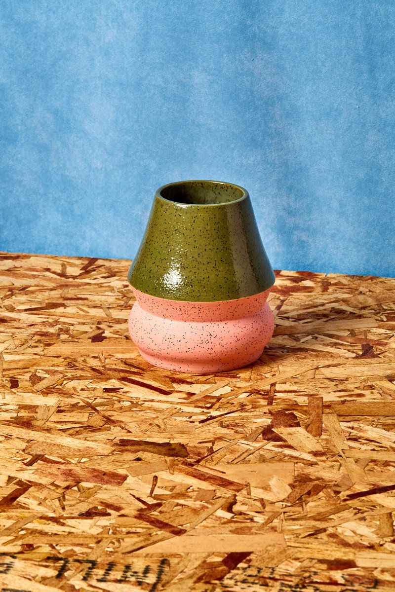 Ceramic vase by Lindsey Hampton