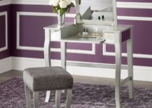 Chic-and-glossy-Strattenborough-vanity-set-with-mirror-217x155