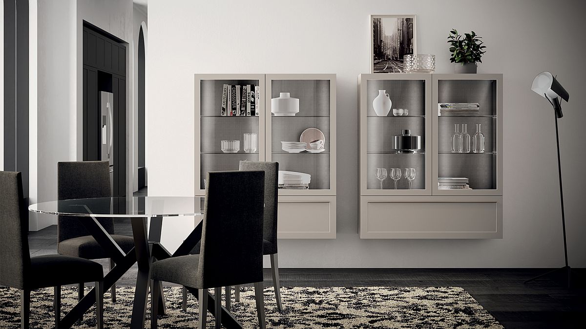 Combine the living room, dining and kitchen aesthetically with the Carattere Collection