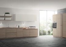 Custom task lighting adds to the minimal appeal of this stylish Scavolini kitchen 217x155 Inspired by Japanese Minimalism: Posh Scavolini Kitchen Conceals It All!