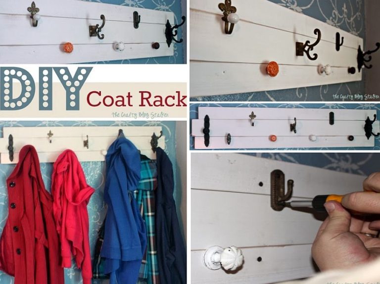 15 DIY Coat Rack Ideas that are Easy and Fun
