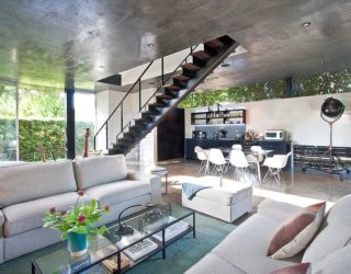 10 Contemporary Rooms with Concrete Ceiling