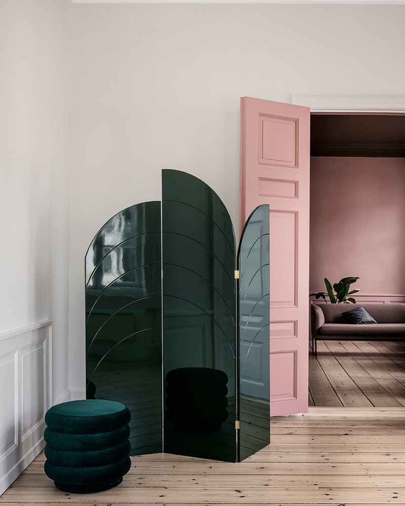 Deco-style room divider from ferm LIVING