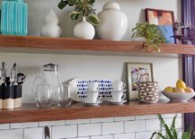 Decorating-floating-wooden-shelves-in-the-kitchen-in-style-217x155