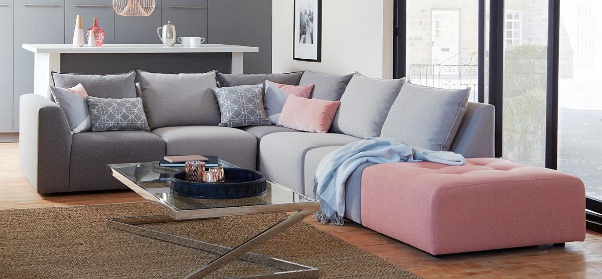 Exquisite-modular-sofa-in-gray-from-DFS