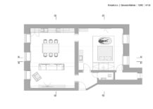 Floor-plan-of-the-renovated-Slovenia-apartment-with-brick-walls-217x155