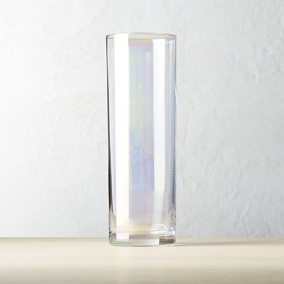 Iridescent champagne flutes