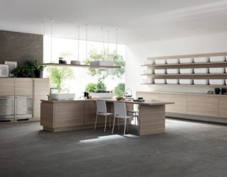 Inspired by Japanese Minimalism: Posh Scavolini Kitchen Conceals It All!