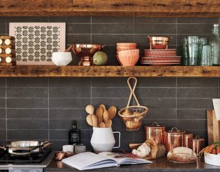 Rugged Charm: 20 Rustic Shelving Ideas for your Modern Kitchen