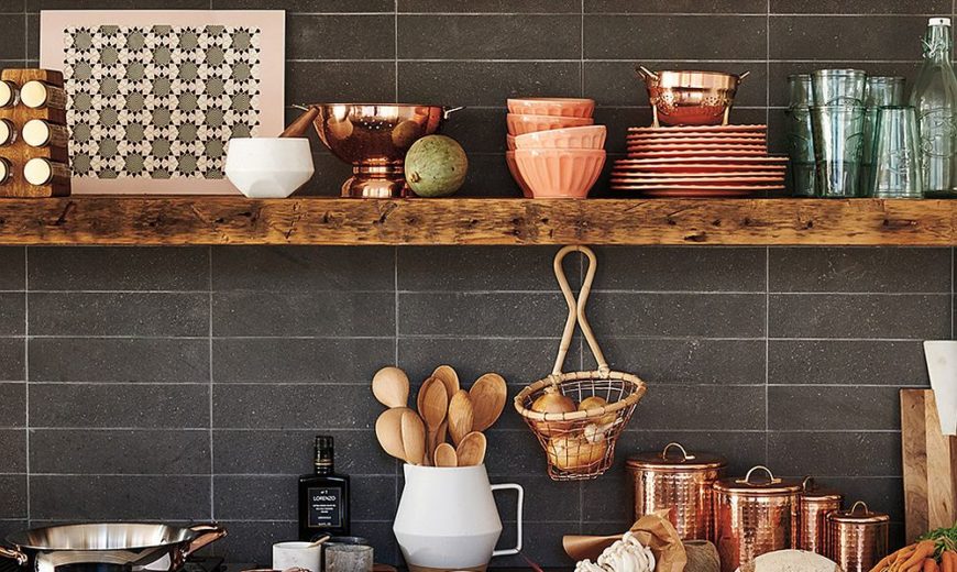 Rugged Charm: 20 Rustic Shelving Ideas for your Modern Kitchen