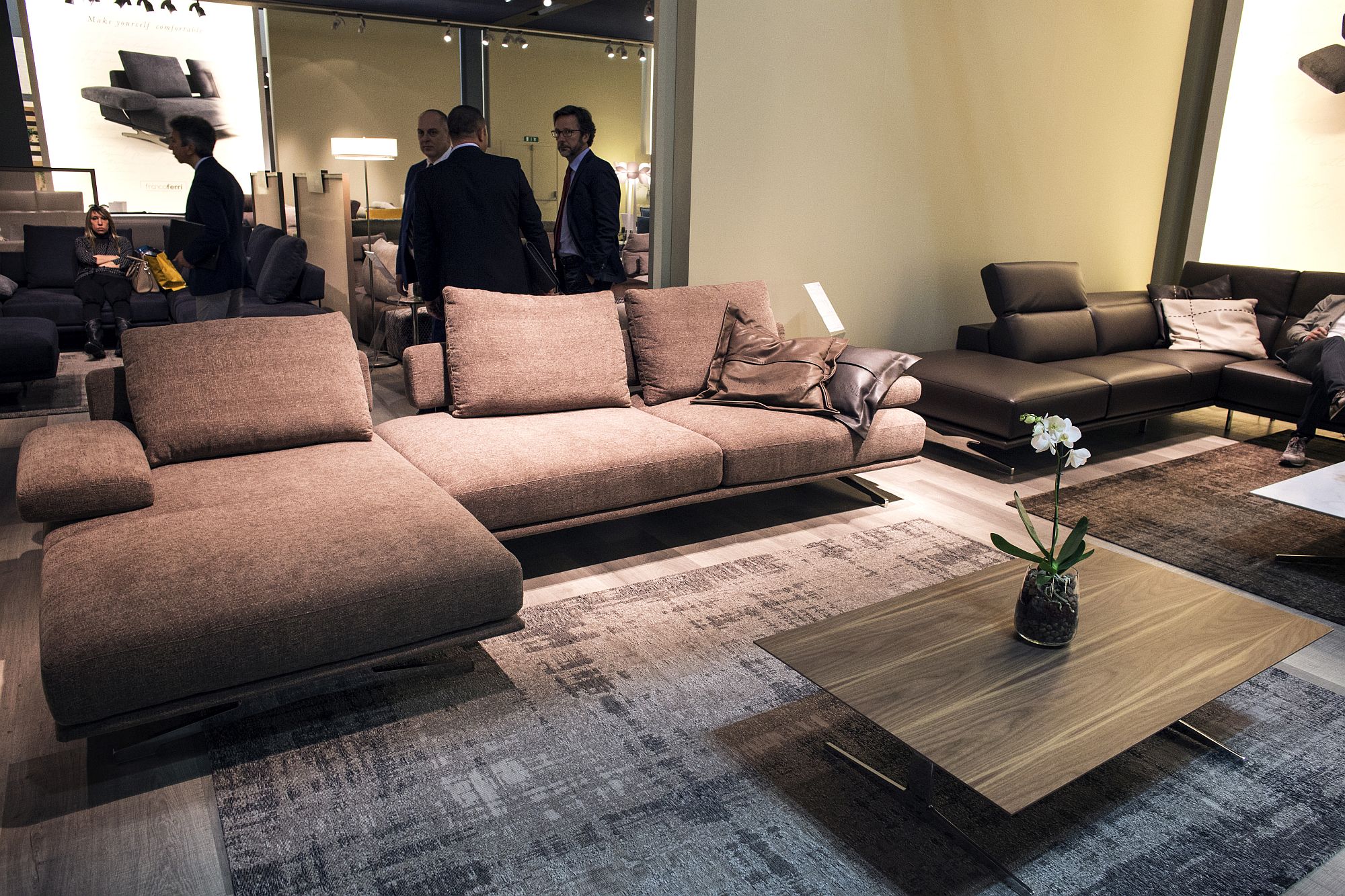 Modular sectional blends Italian design with contemporary comfort