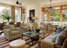 Open-plan-living-area-with-striped-rug-and-classic-appeal-217x155