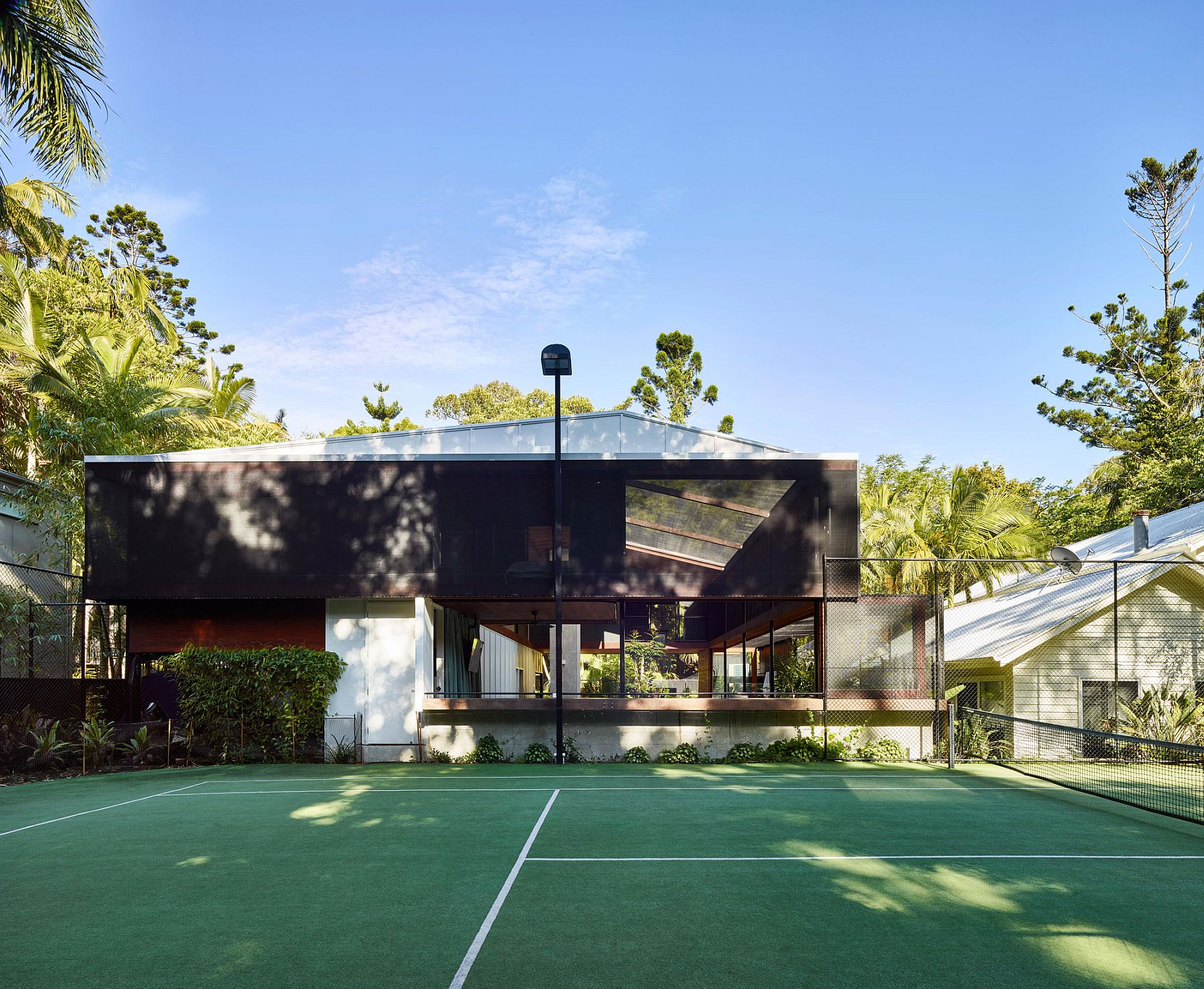 Outdoor play area of the expansive holiday home