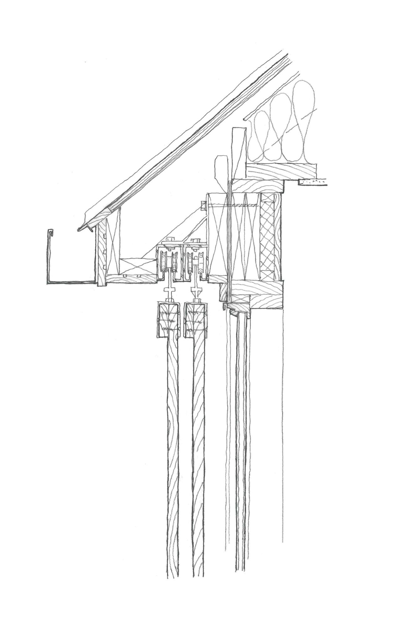 Plan of the deep-well heat exchanger that controls the temperature indoors