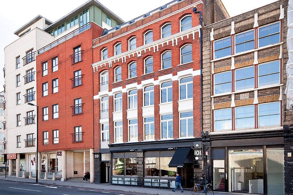 Revamped industrial warehouse houses modern apartments in London