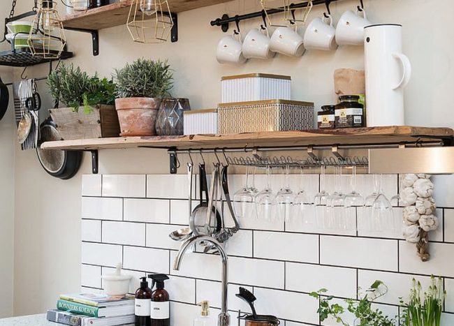 20 Rustic Kitchen Shelving Ideas with Timeless Rugged Charm
