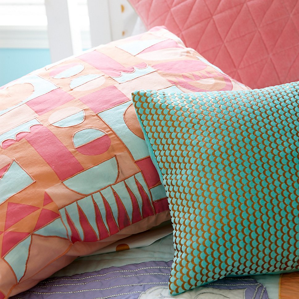 Sea-themed pillows from The Land of Nod