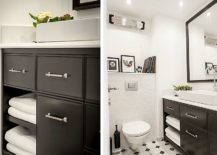 Small-black-and-white-bathroom-of-renovated-Tel-Aviv-apartment-217x155