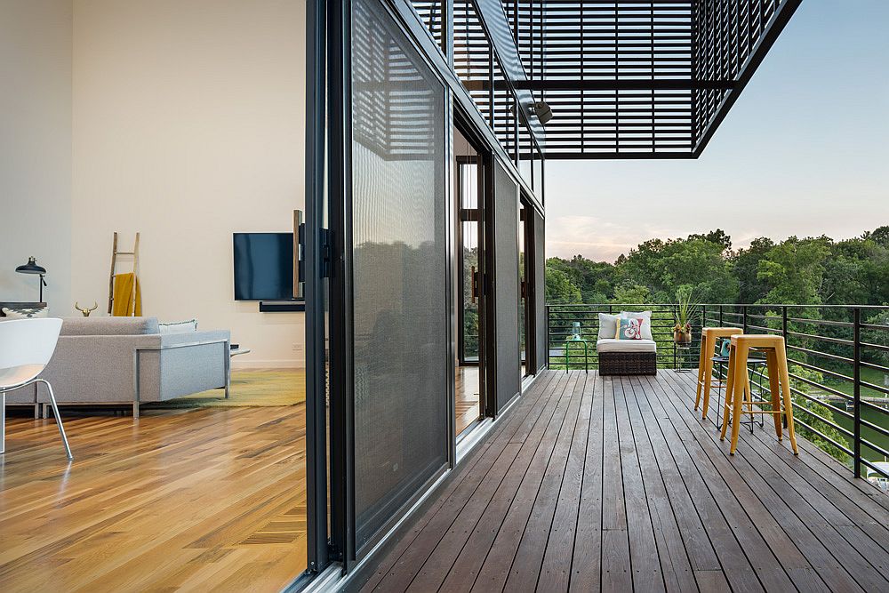 View of Weatherby Lake from the balcony on the first floor