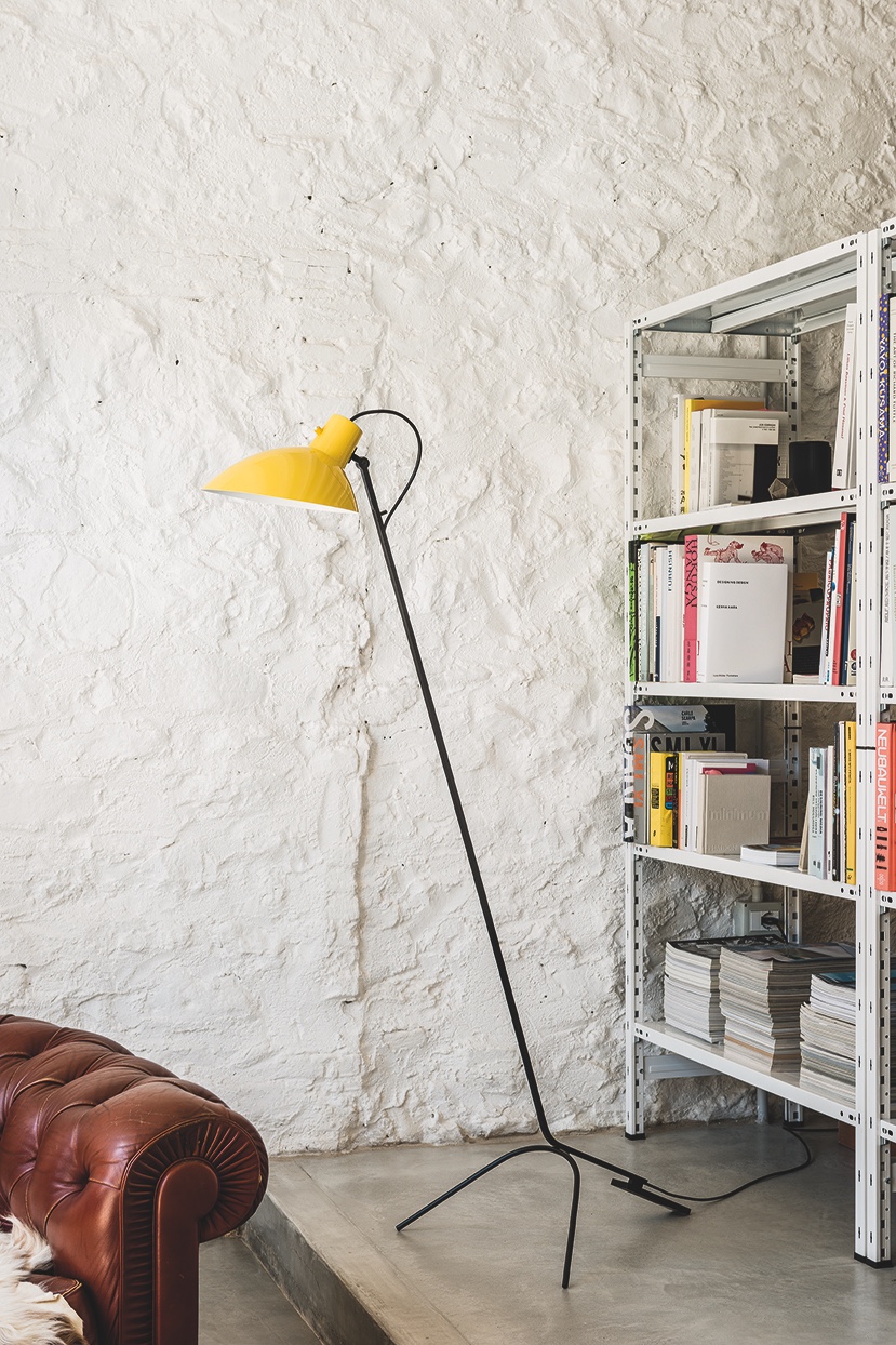 VV Cinquanta floor lamp yellow