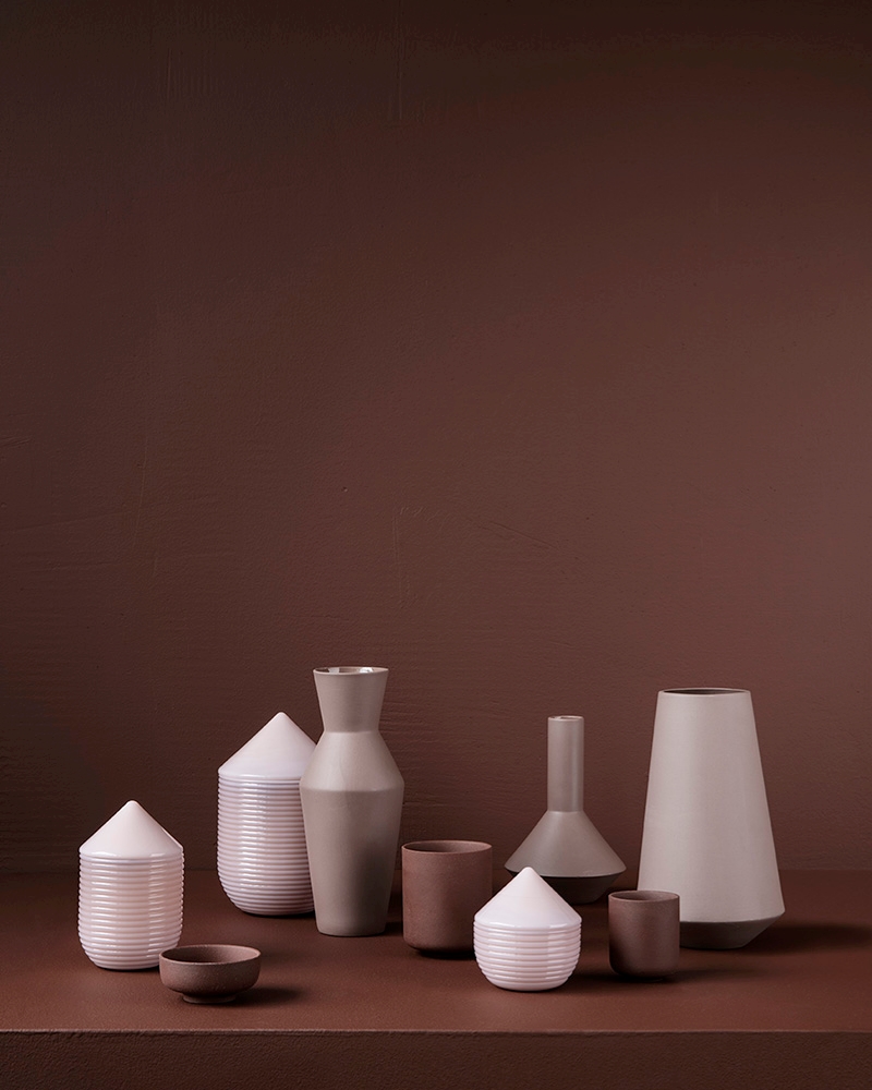 Vases and jars in modern forms