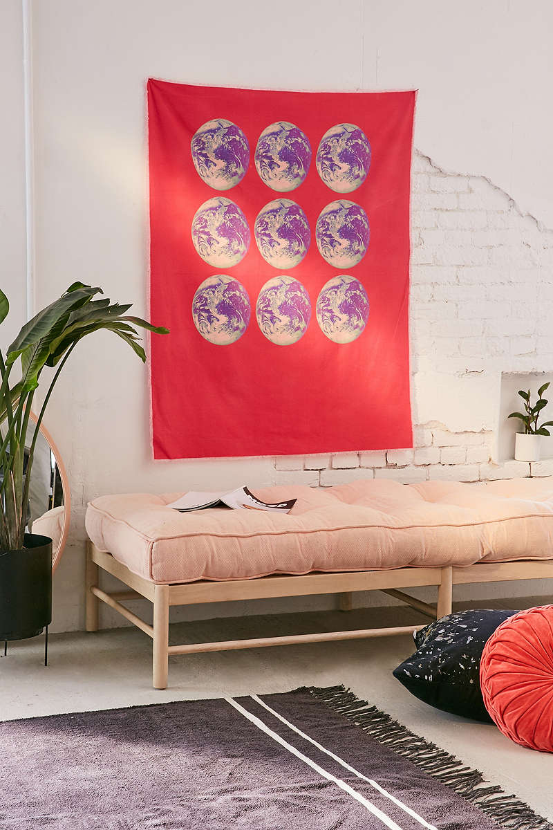 World tapestry art from Urban Outfitters