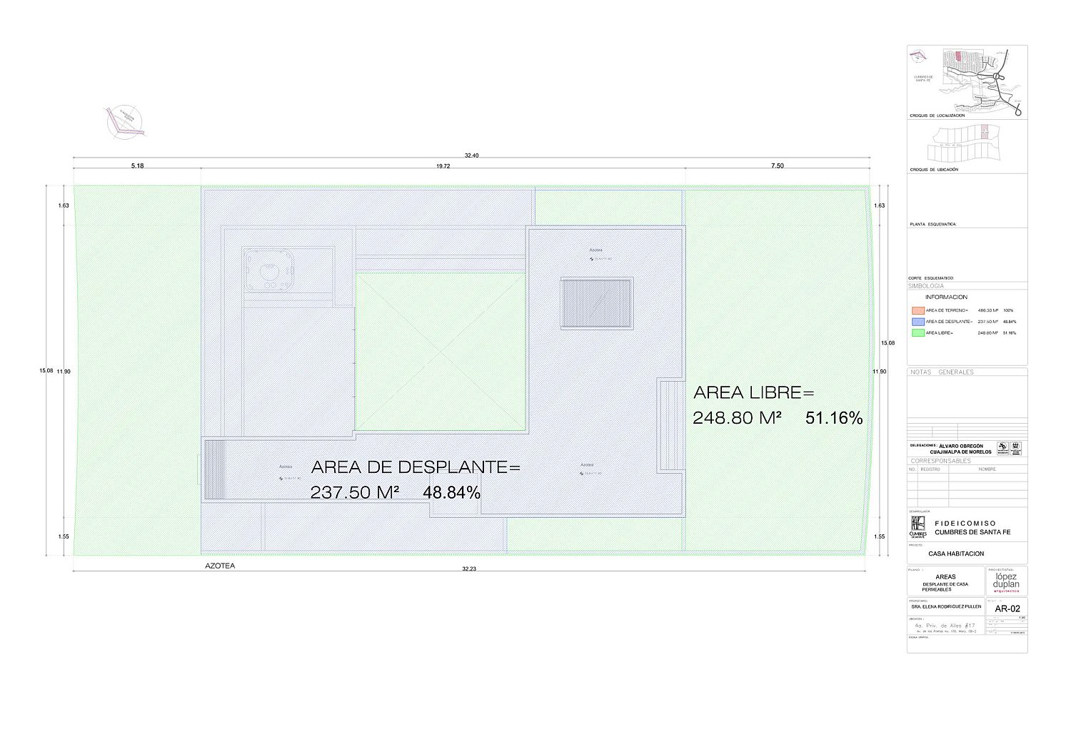 Arrangement of space at CSF House